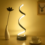 Elegante Spiralförmige LED Tischlampe mit Dimmer – 19W