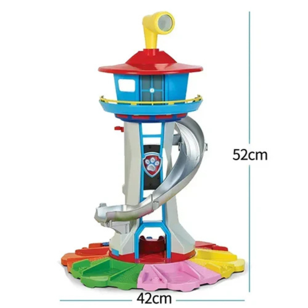 Abenteuerliches Spielzeugset mit Rutsche und Spielturm
