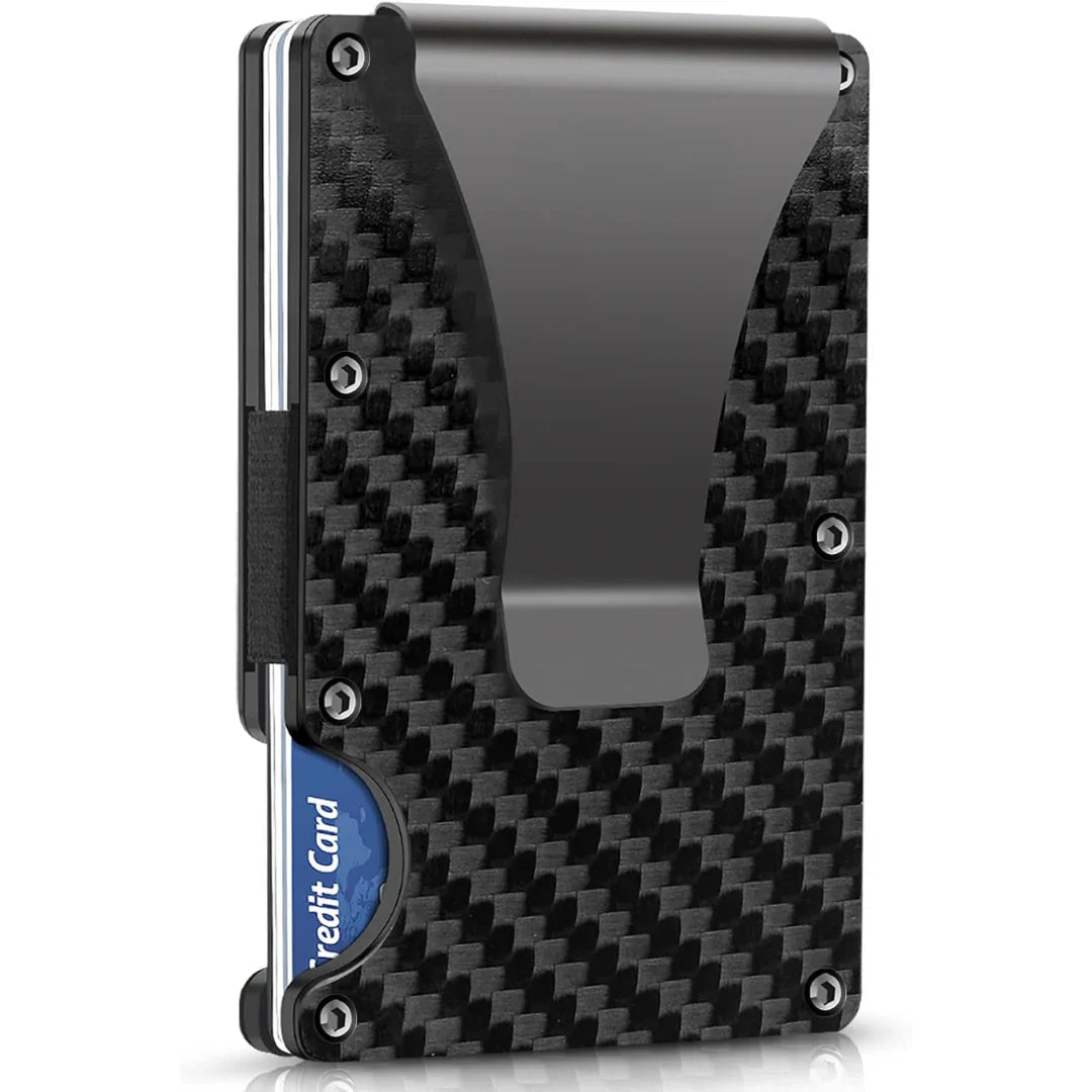 Eleganter Kartenhalter mit Geldclip – RFID-Schutz