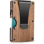 Eleganter Kartenhalter mit Geldclip – RFID-Schutz