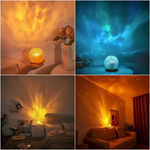 Wave Magic Table Lamp for Soothing Ambiance