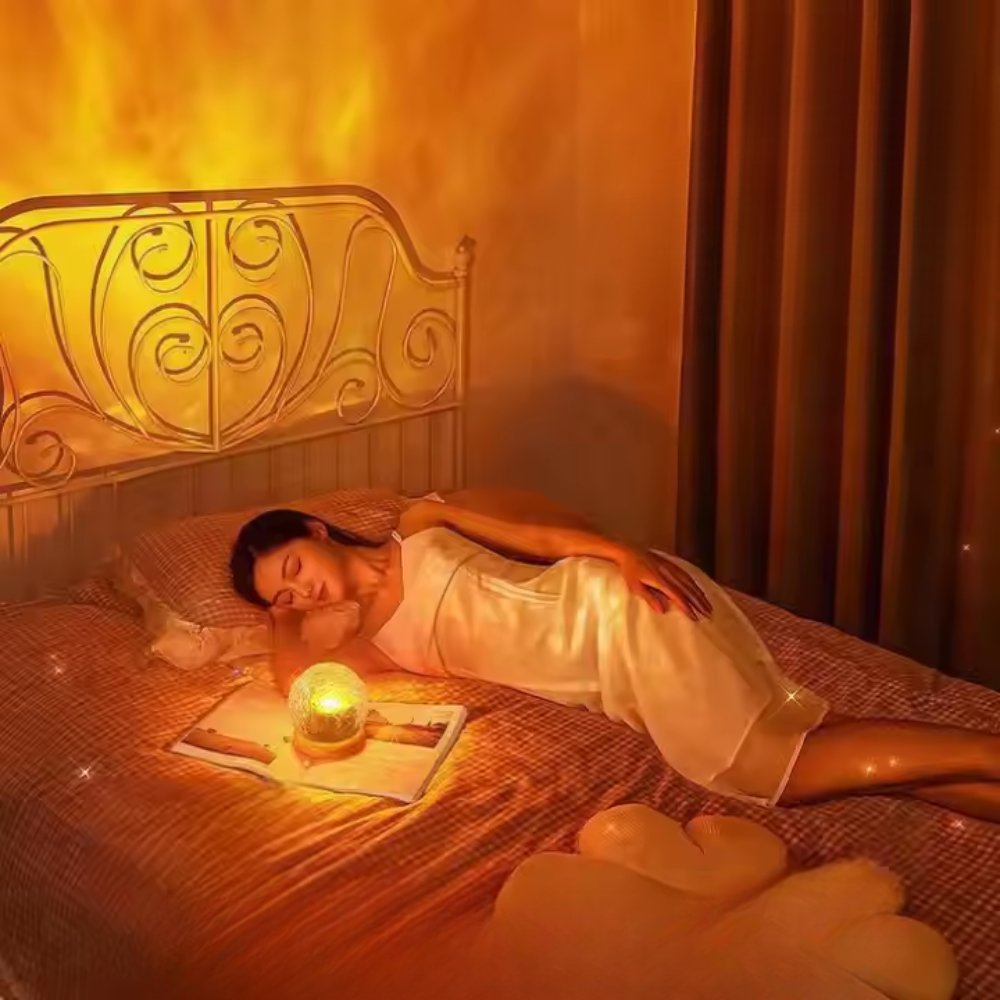 Wave Magic Table Lamp for Soothing Ambiance