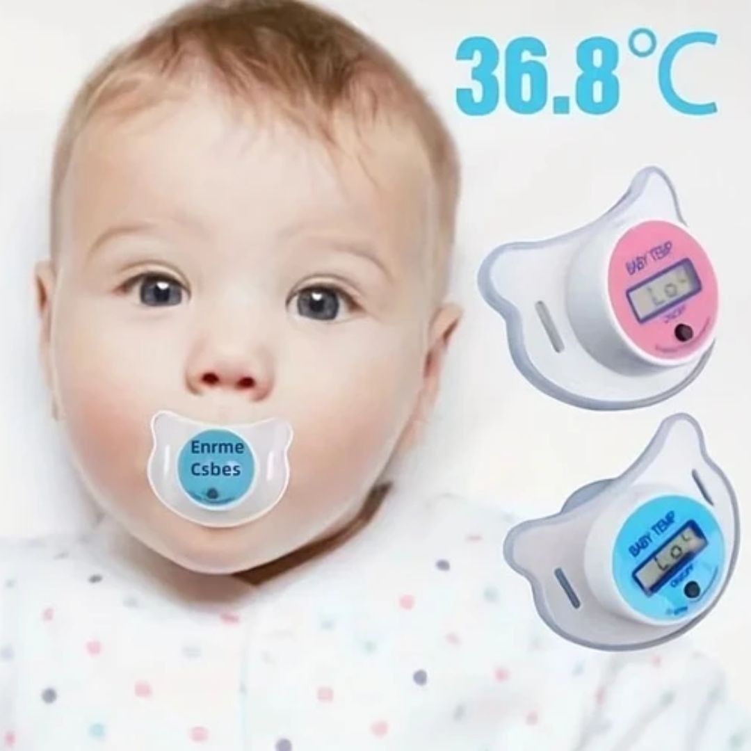Babythermometer im Schnuller-Design – Digitalanzeige