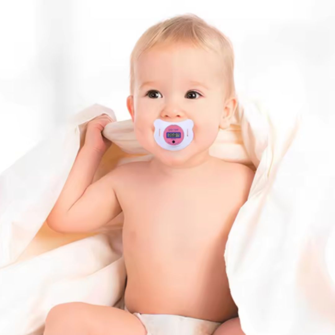 Babythermometer im Schnuller-Design – Digitalanzeige