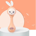 Farbenfrohes Beißspielzeug für Babys im Hasen-Design zur Zahnung