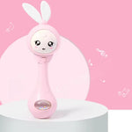 Farbenfrohes Beißspielzeug für Babys im Hasen-Design zur Zahnung