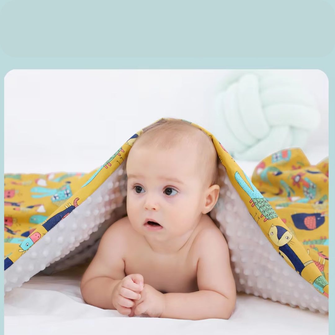 Kuschelige Babydecke aus Baumwolle – Weich für Neugeborene