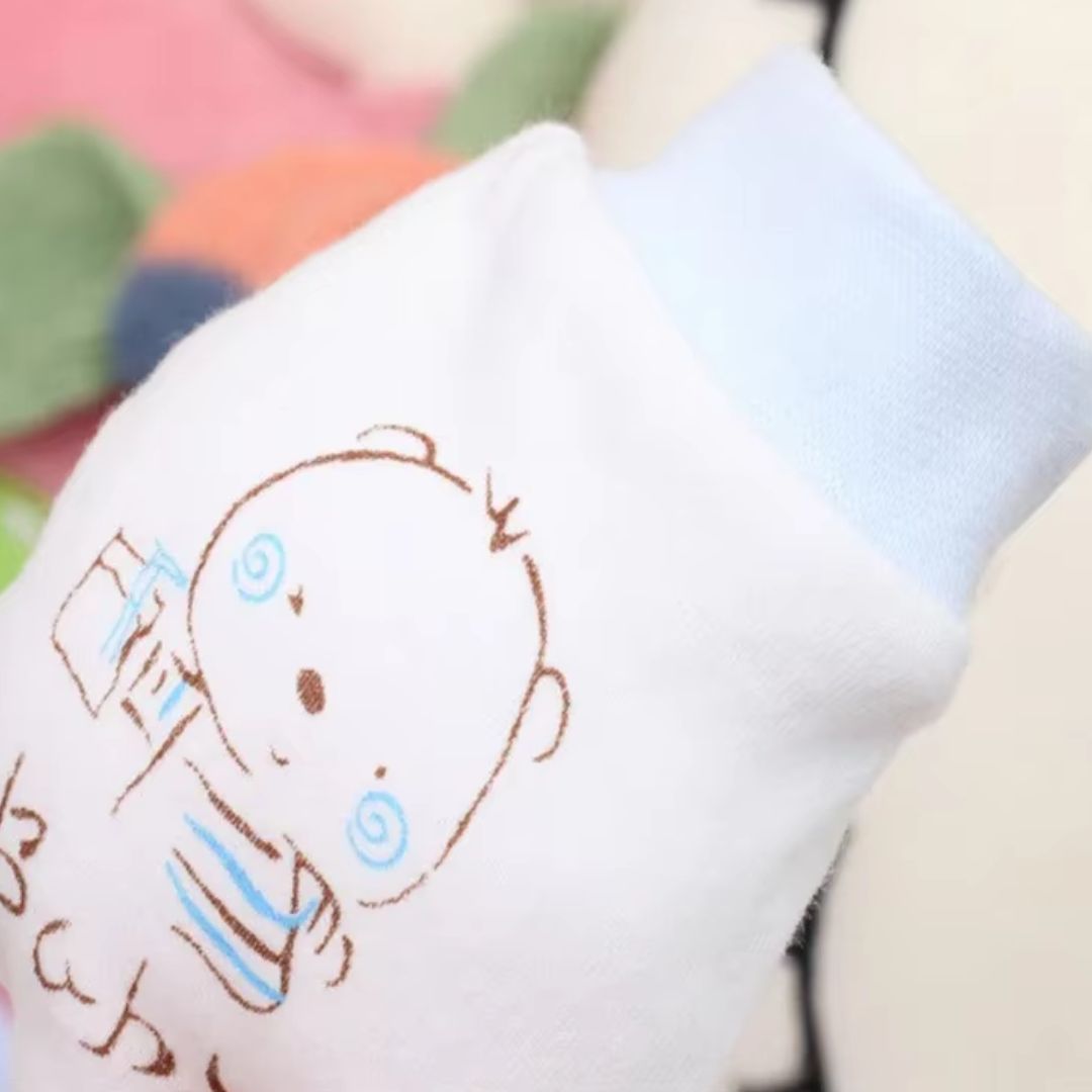 Baumwollhandschuhe für Babys – Weiche und atmungsaktive Kratzhandschuhe