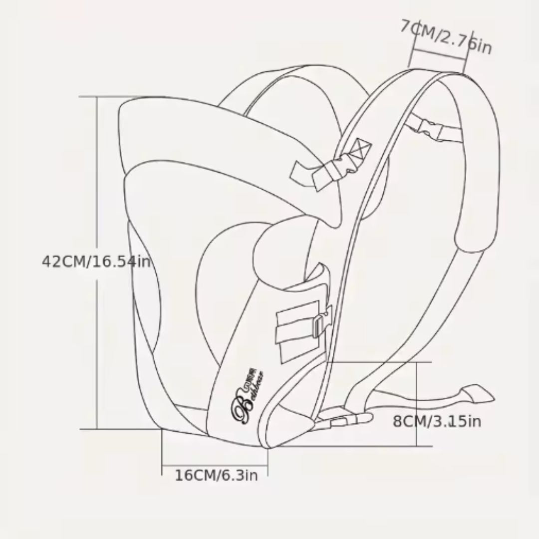 Ergonomische Babytrage – Bequeme Bauch- und Rückentrage