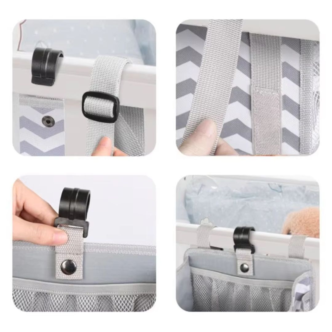 Organizer für Babybett – Hängender Windel- und Wickeltisch-Organizer