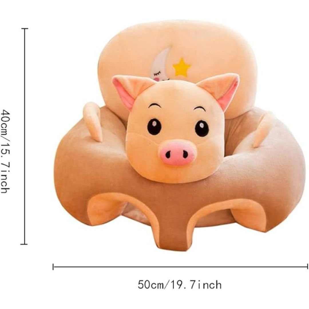 Plüsch Sitzhilfe für Babys – Tierischer Bezug zum selbstständigen Sitzen