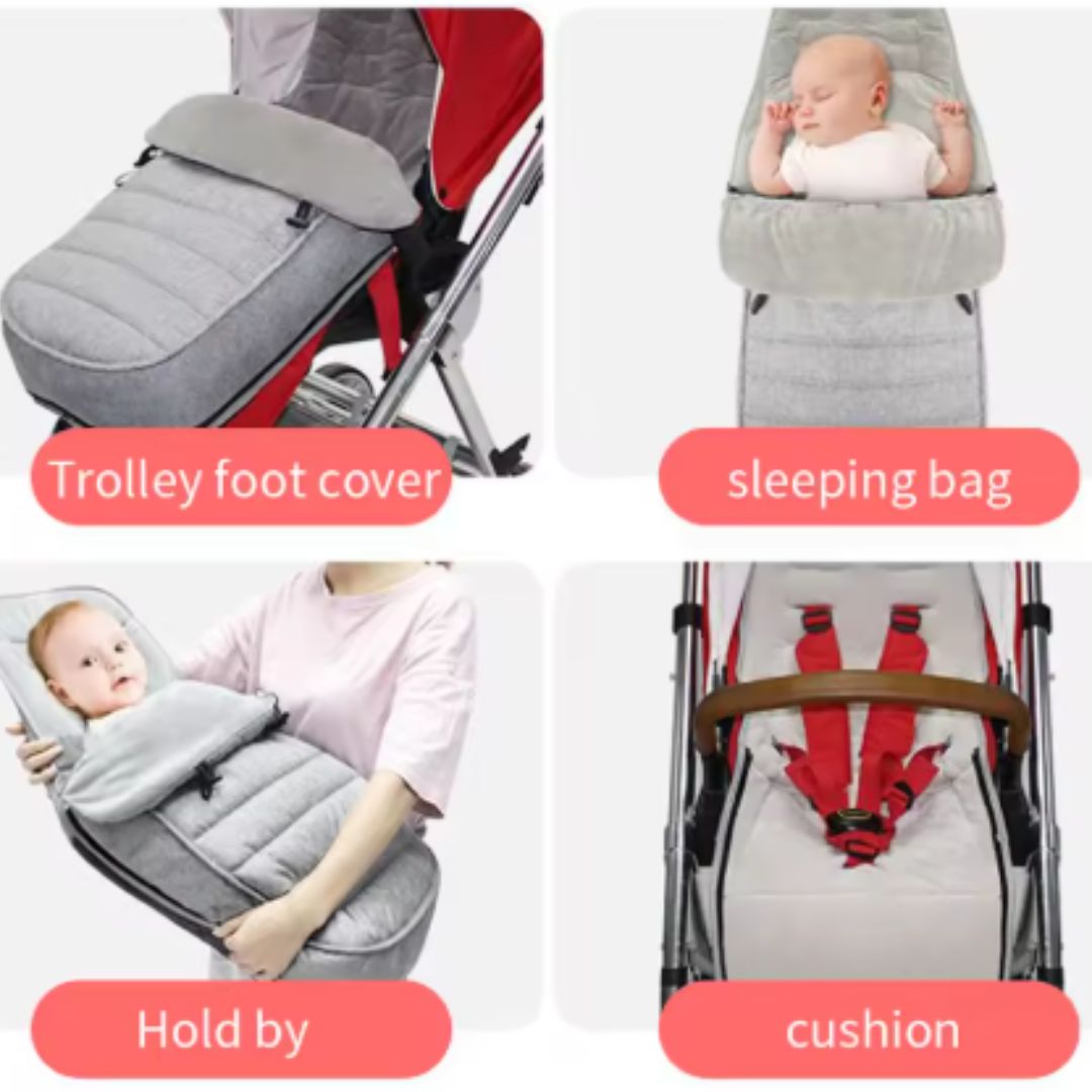 Warmer Fußsack für Babys im Winter – Kinderwagen Schlafsack