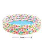 Bunter Seestern-Design aufblasbarer Kinderpool