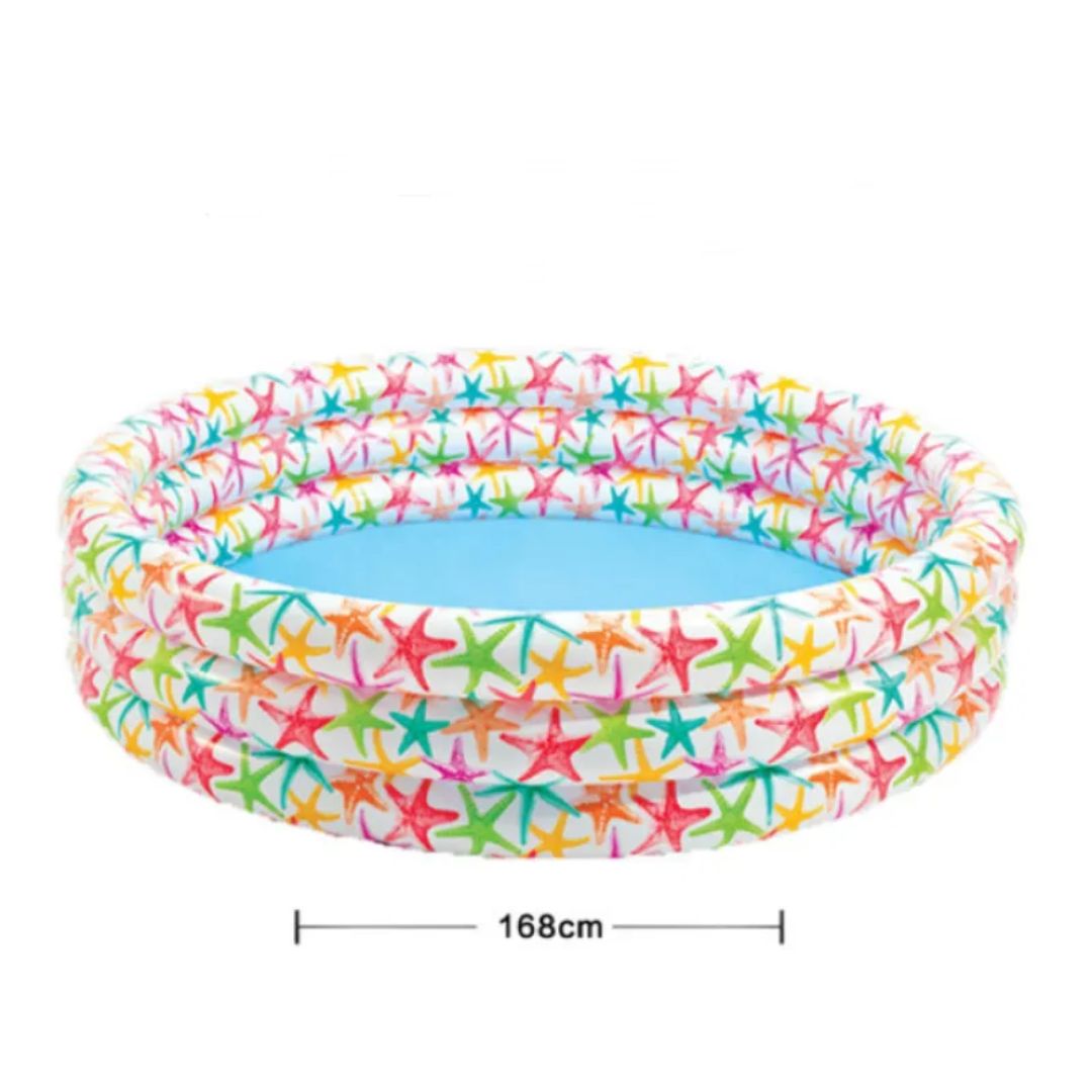 Bunter Seestern-Design aufblasbarer Kinderpool
