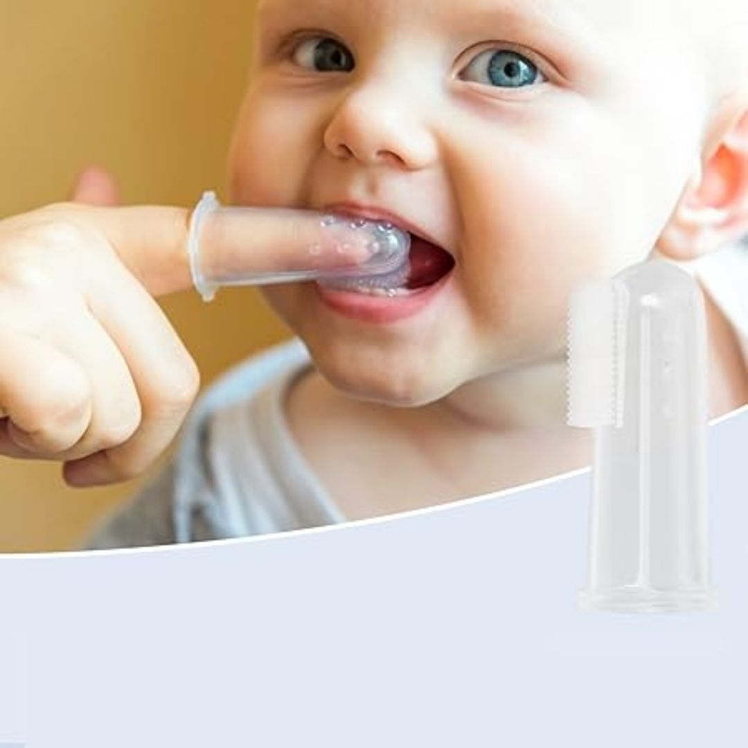 Babypflegeset mit Nagelschneider, Fieberthermometer, Bürste und Kamm