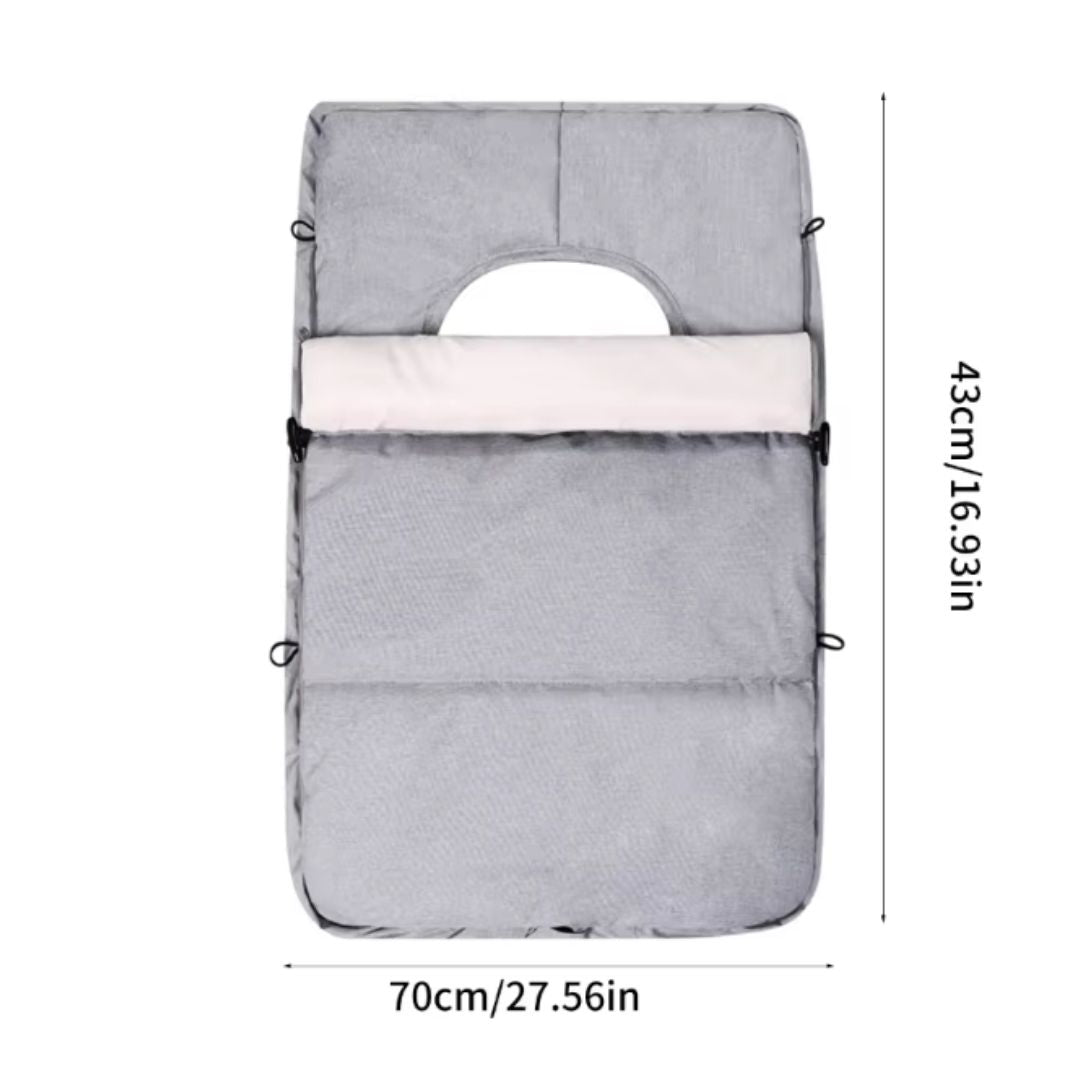 Winterfester und wasserabweisender Fußsack für Kinderwagen und Babyschale