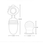 Beißring und Schnuller für Babys – Ergonomische Form für einfaches Halten