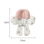 Sitzverkleinerer für Babys mit Kopfstütze – Weiches Kissen für Autositz & Kinderwagen
