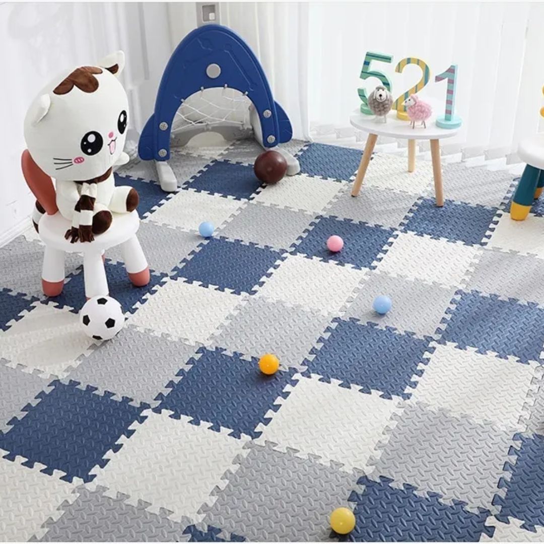 Rutschfeste Puzzlematte aus Schaumstoff – Spielmatte für Kinder und Babys