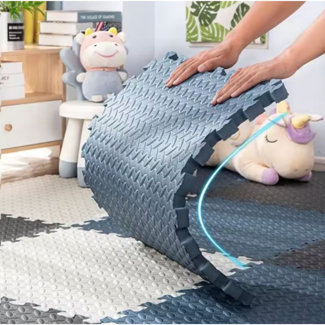 Rutschfeste Puzzlematte aus Schaumstoff – Spielmatte für Kinder und Babys