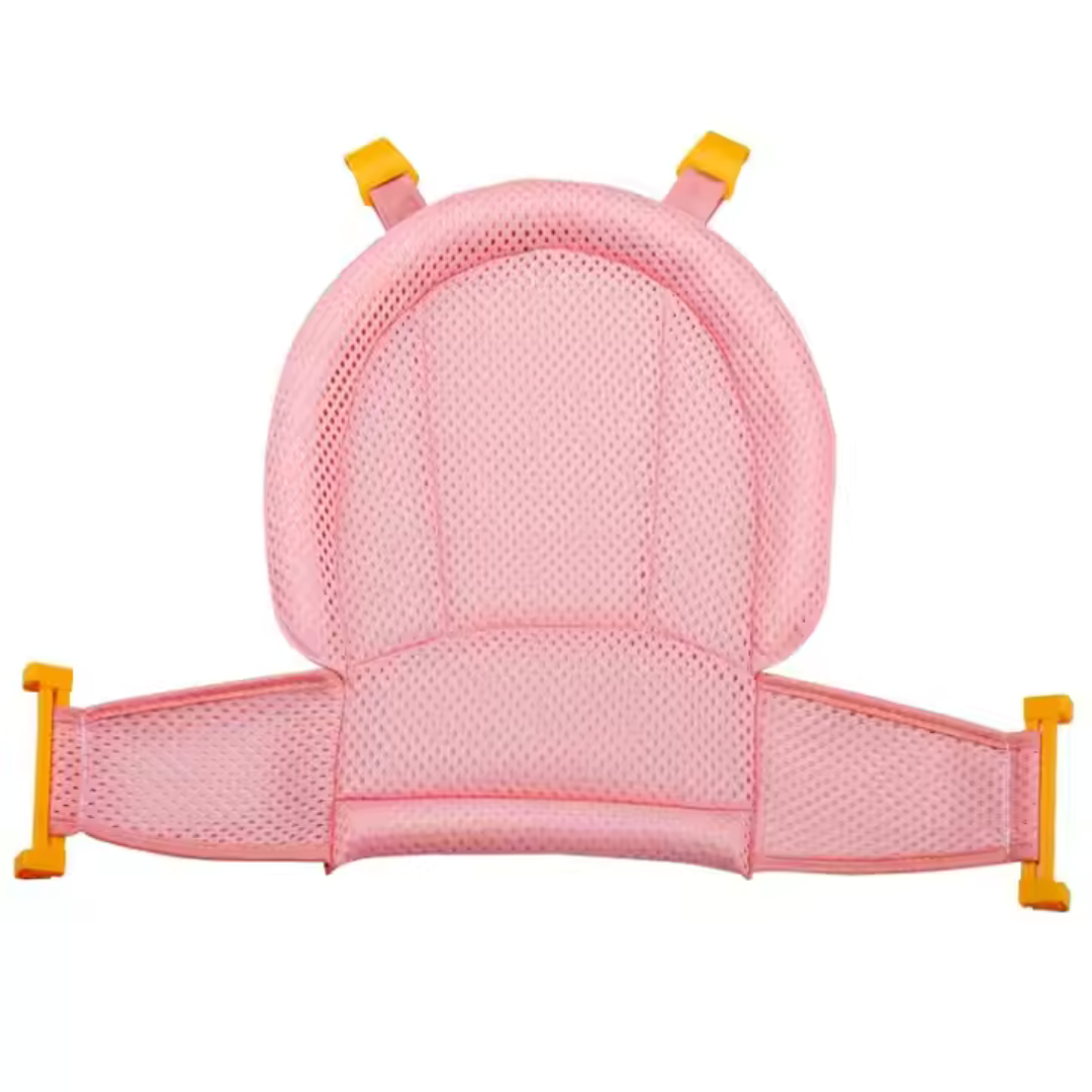 Knickbare Babybadewanne mit rutschfestem Sitz und Sicherheitsgurt