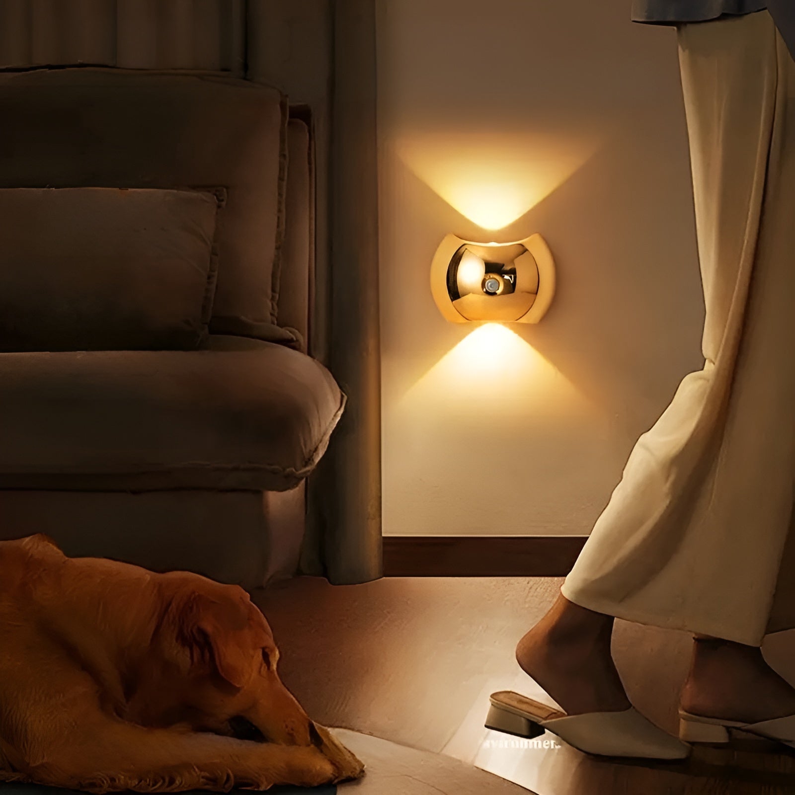 Wandlampe mit Bewegungsmelder – Kabellos, Magnetisch & Wiederaufladbar