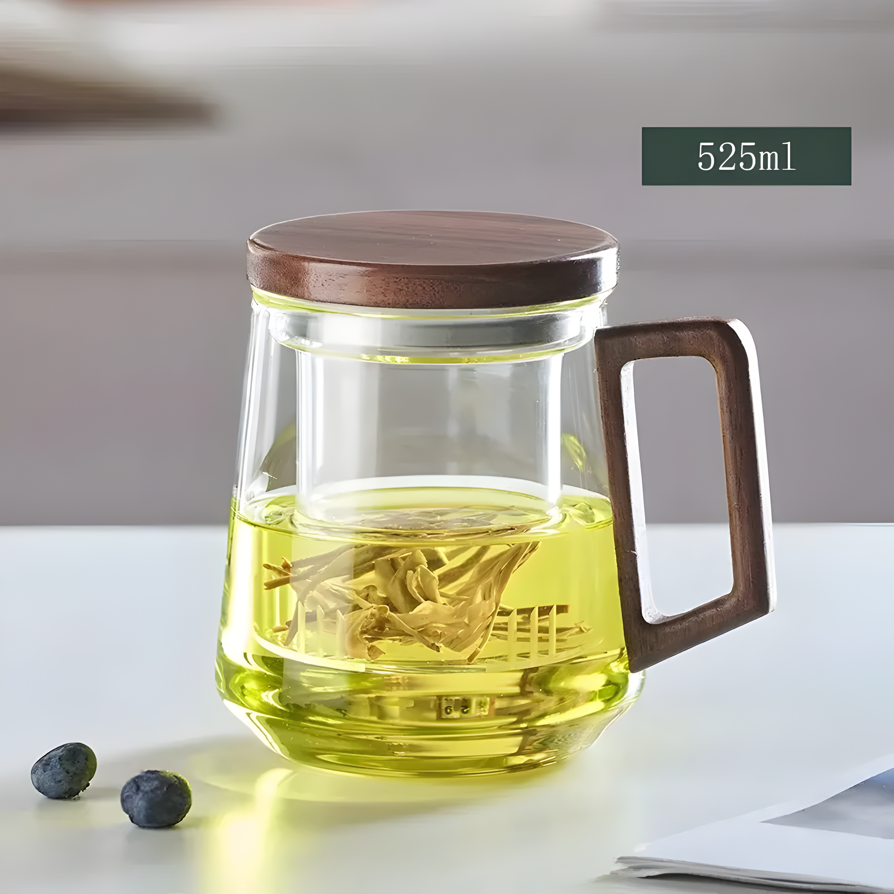 Hitzebeständige Teetasse aus Glas – ArtisanBrew Becher