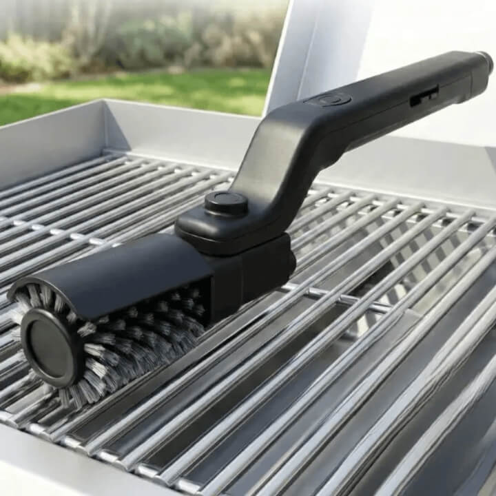 Akku-Grillreiniger – Drehbare Bürste, müheloses Reinigen