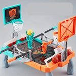 Interaktives Basketballspiel für den Tisch mit Wurfmechanismus