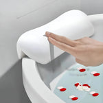 Entspannendes Badekissen – Rutschfest und Wasserdicht | Ergonomisches Kopf- und Rückenkissen mit Saugnäpfen | AquaComfort