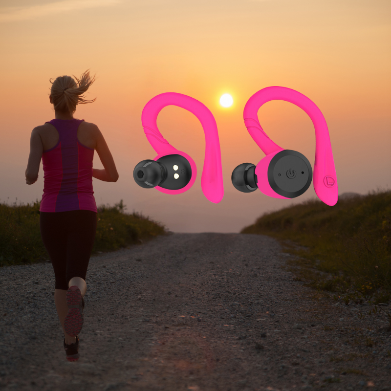 Wasserdichte Sport-Ohrhörer – 20 Stunden Spielzeit und Bluetooth