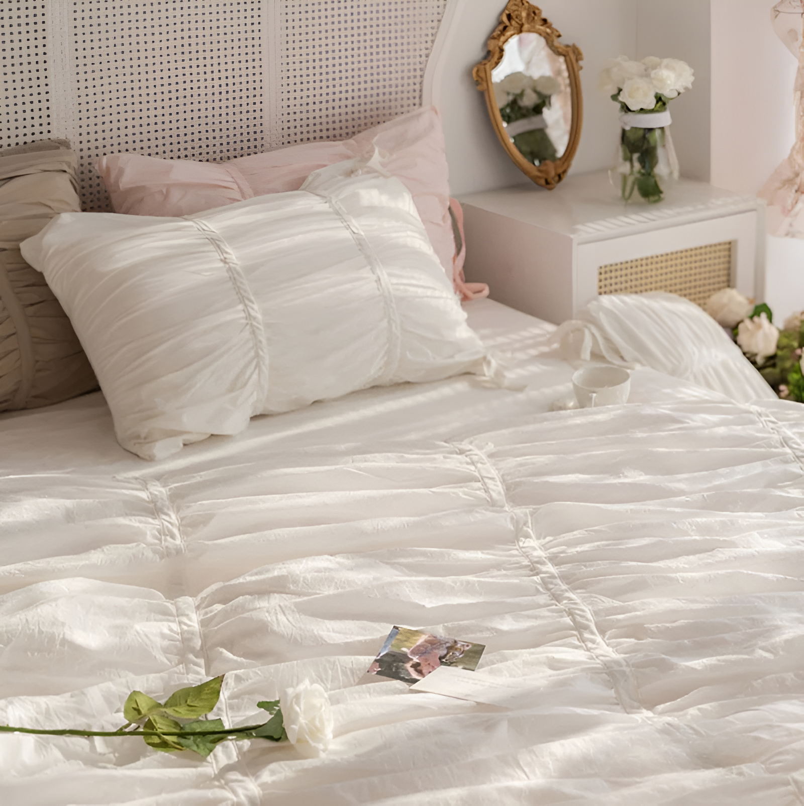 Elegant bedding set made from 100% cotton for maximum comfort