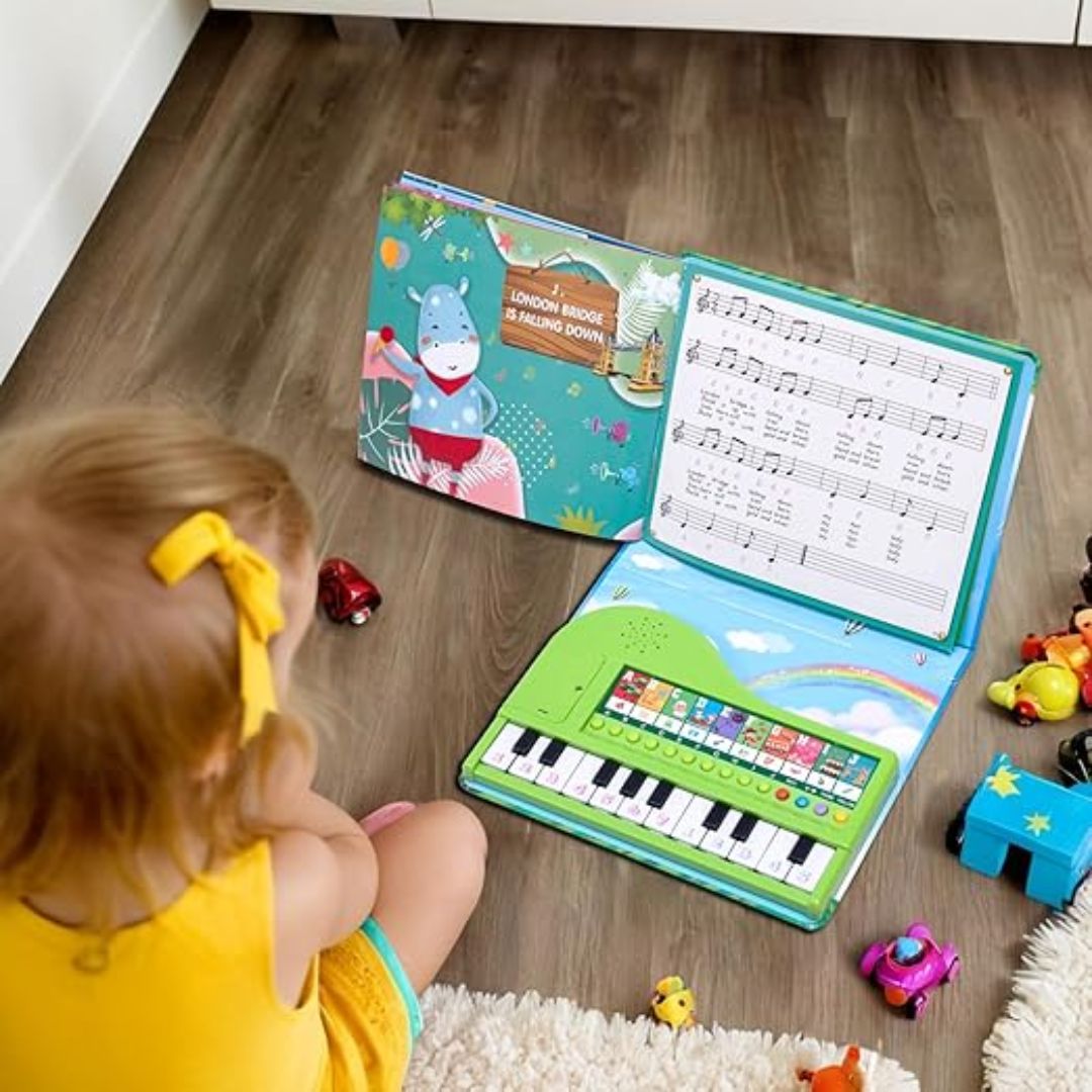 Kinder-Klavierbuch mit Lichtern und Melodien – Musik für Kinder