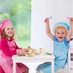 Spielküche für Kinder aus Holz – Mini-Kochset mit Pfanne, Zutaten und Zubehör