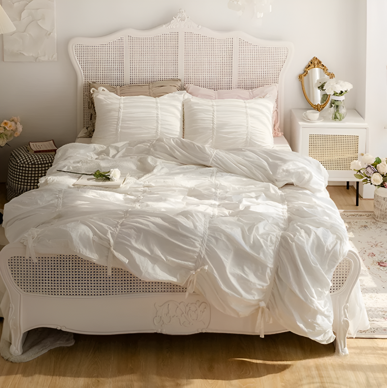 Elegant bedding set made from 100% cotton for maximum comfort