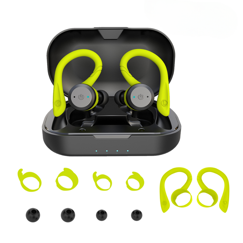 Wasserdichte Sport-Ohrhörer – 20 Stunden Spielzeit und Bluetooth