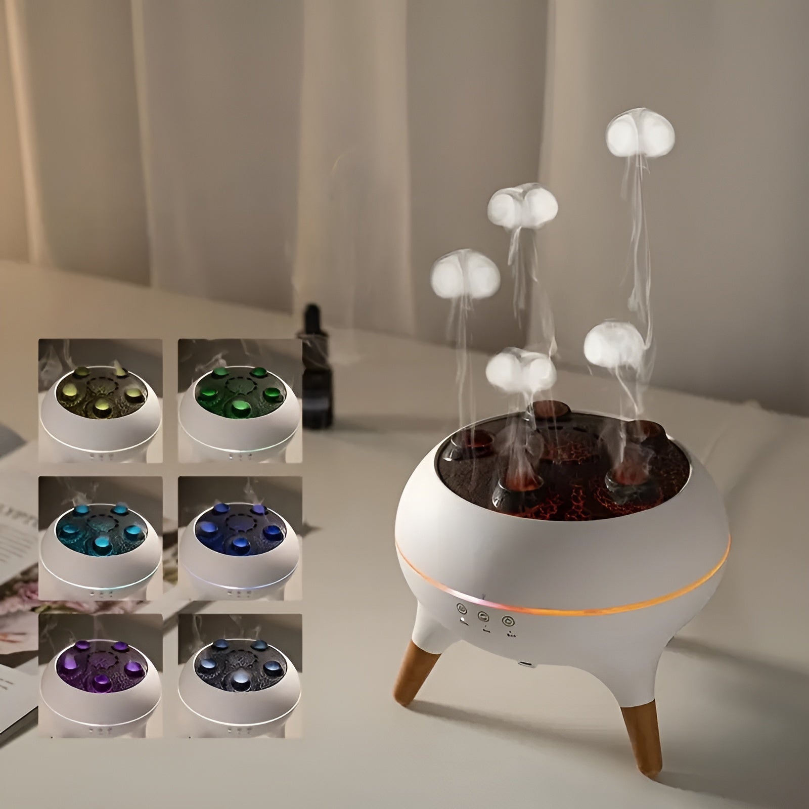 Stimmungsvolles Aroma-Diffusor mit Fernbedienung – Perfekte Luftfeuchtigkeit für Ihr Zuhause