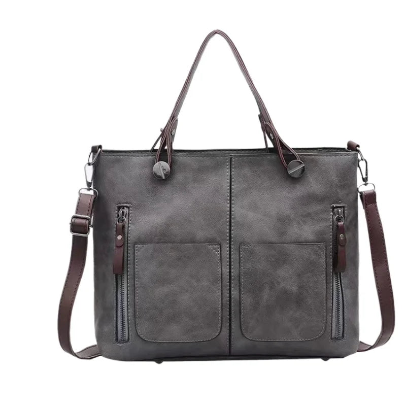 Stylish shoulder bag made of high-quality PU leather for every adventure