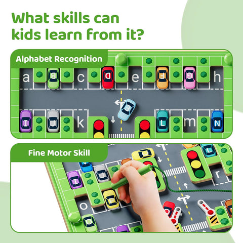Vehicles Maze Game Board - Fun and Learning Combined