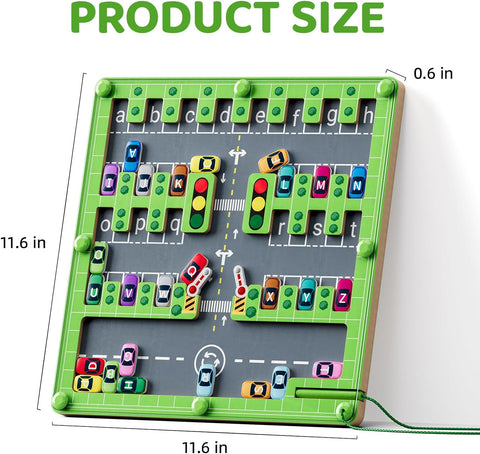 Vehicles Maze Game Board - Fun and Learning Combined