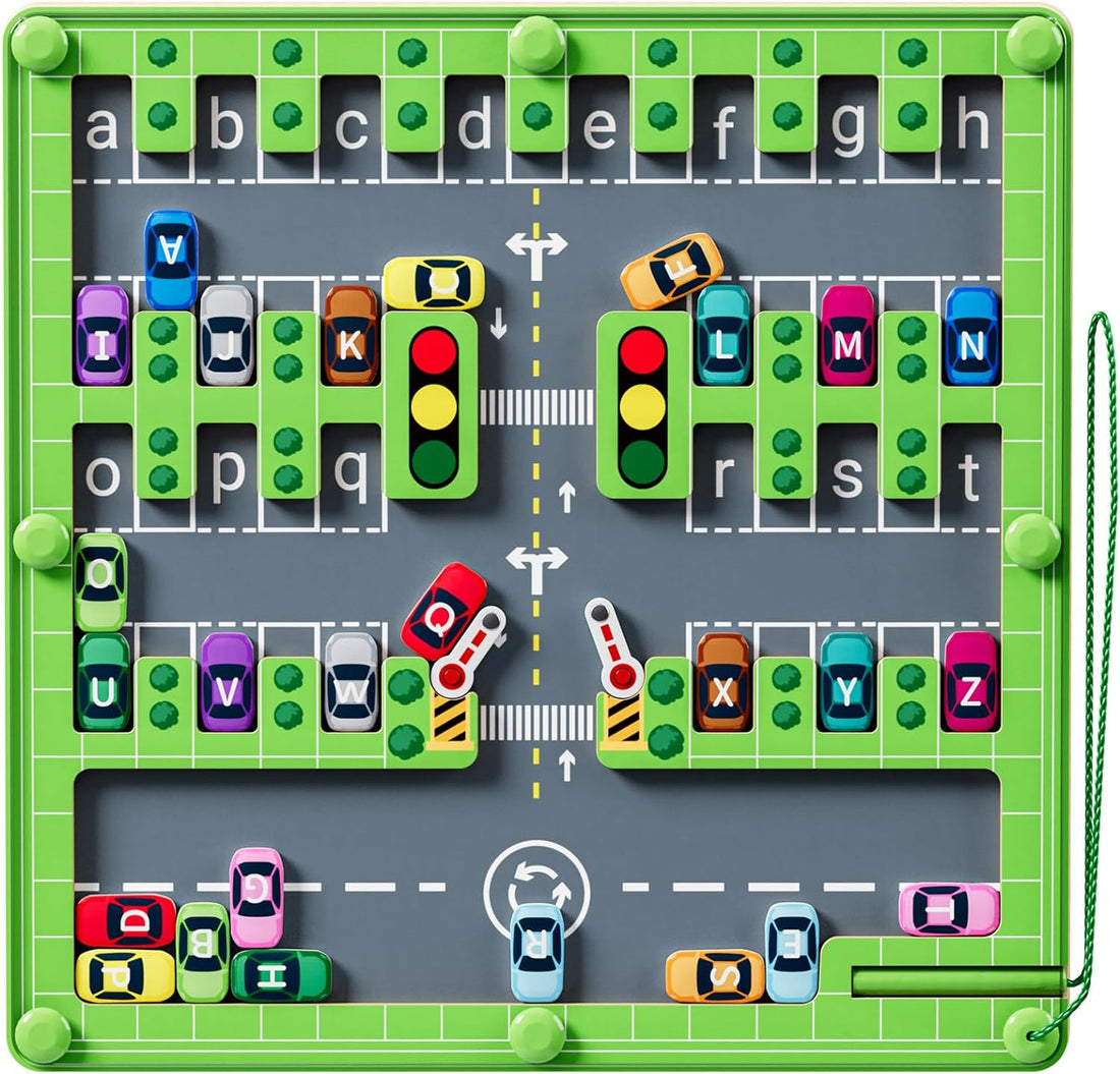 Vehicles Maze Game Board - Fun and Learning Combined