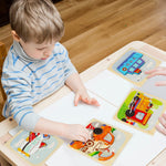 Vehicle Puzzles - Educational Toy Set