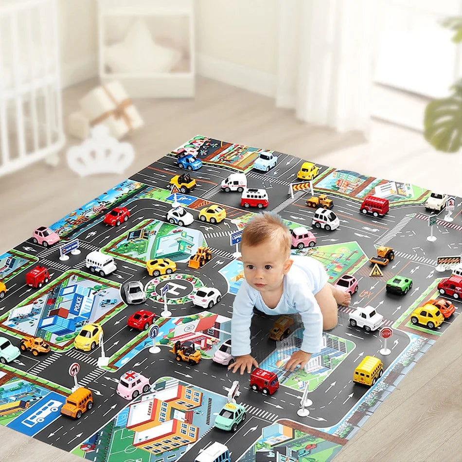 Vehicle Play Mat - Fosters Motor Skills and Imagination