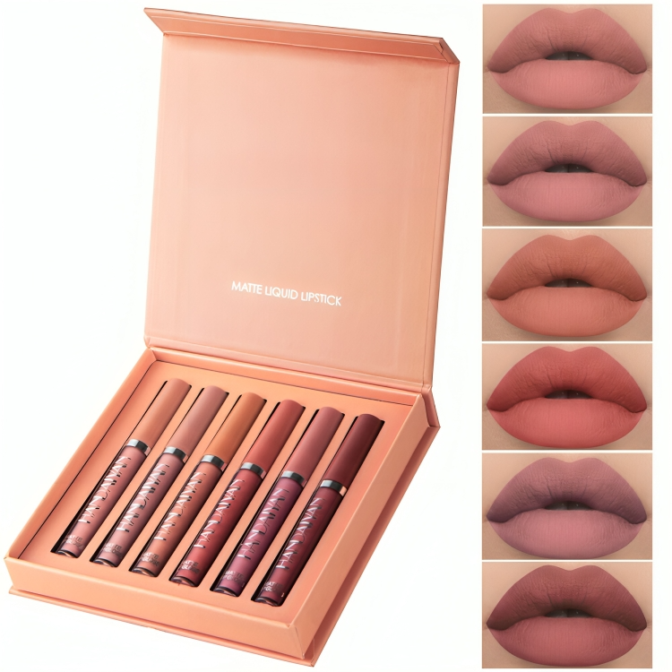 Samtige Lippen: Set für langanhaltenden Lippenstift