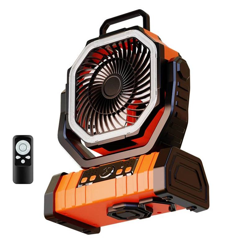 Air Freshener – Portable Pedestal Fan with LED for Outdoor Adventures