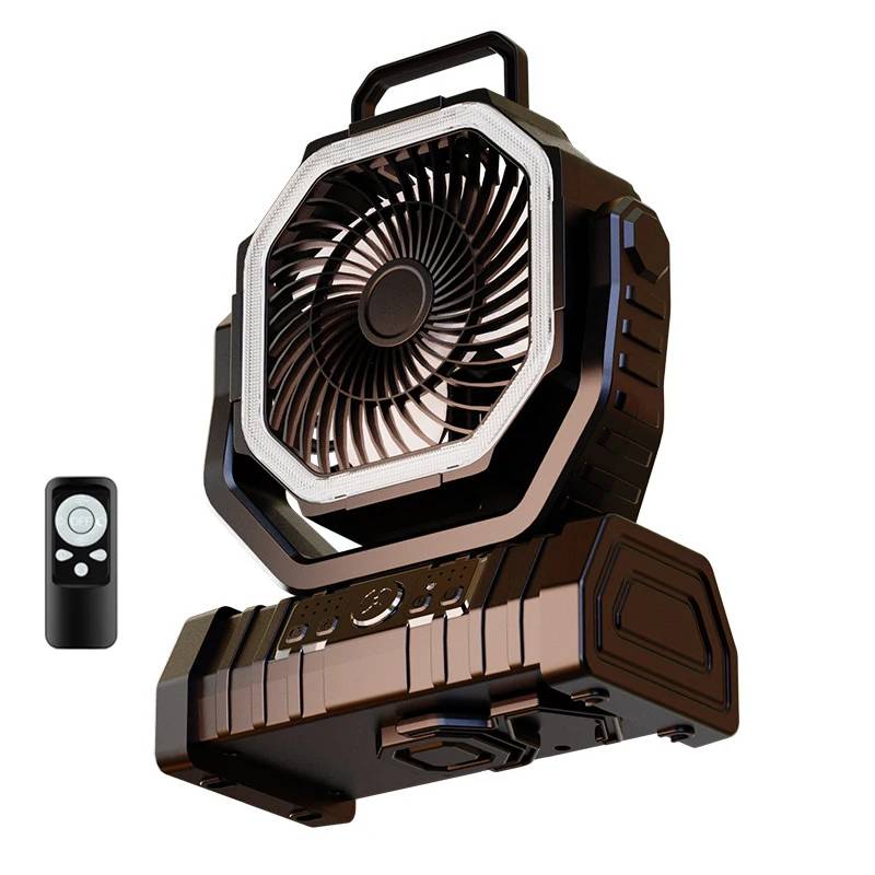 Air Freshener – Portable Pedestal Fan with LED for Outdoor Adventures