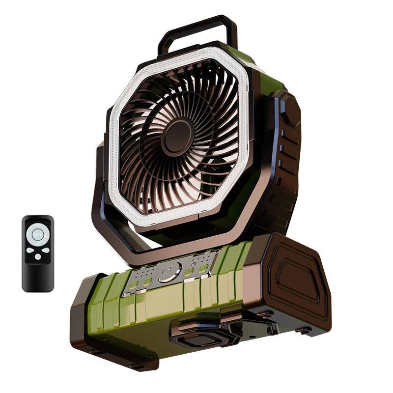 Air Freshener – Portable Pedestal Fan with LED for Outdoor Adventures