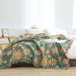 Elegante Wendedecke mit botanischem Design