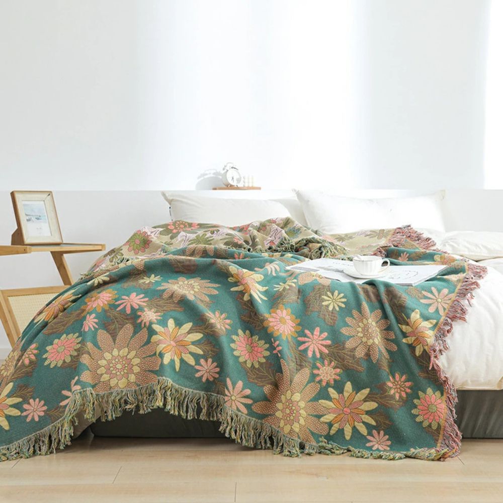 Elegante Wendedecke mit botanischem Design
