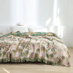 Elegante Wendedecke mit botanischem Design